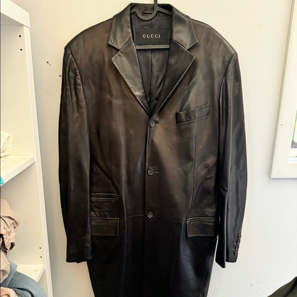 Gucci Soft Leather Trench Coat